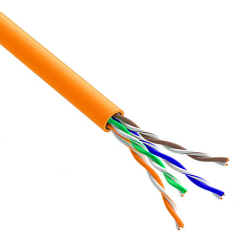 Кабель Одескабель КПВонг-HF-ВП (350) 4*2*0,51 (U/UTP-cat.5E LSOH), CU, для внутр. робіт, 305м.